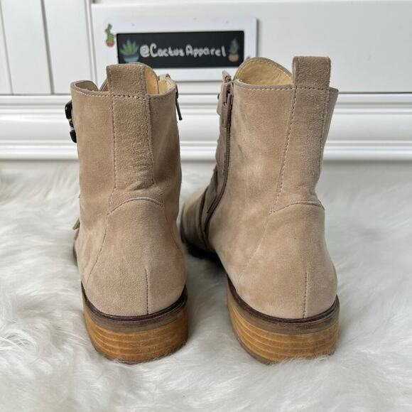 Excellent Condition Paul Green Anne Studded Boot Cloud Moto Biker Size 9.5 - Picture 6 of 10